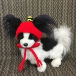 小型犬用ニット帽❤️鬼の帽子❤️節分