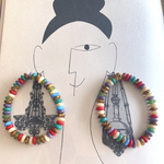 【1連50コセット】JIRI＊IVANA#czech beads#チェコビーズ　spacer disc 6㎜　Bohemia mix color