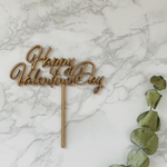 ケーキトッパー  バレンタイン　valentinesday 木製