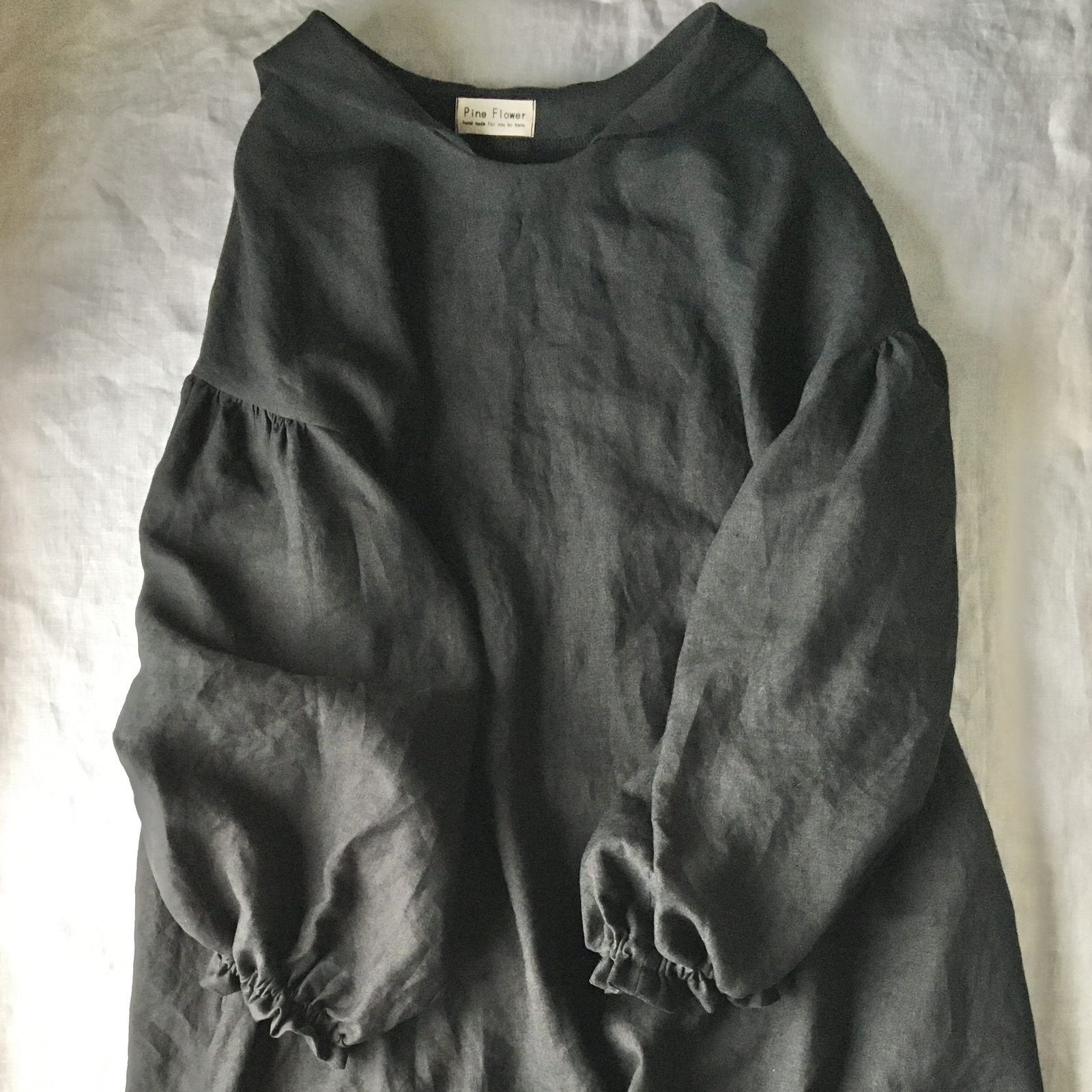 (pine flower)ハンドメイド作家さま☆リネン2WAYワンピース pine flower)ハンドメイド作家さま☆リネン2WAYワンピース 2025