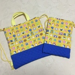 入園・入学 ⭐︎巾着袋２点セット(あにまる)