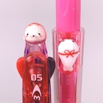 【送料無料・おまけ付】ころポコ福袋2021  【リボンアザラシ福袋】3色ペン 0.5mm芯（黒赤青インク）・蛍光マーカーピンクインク