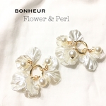 【送料無料】花びら＆パールじゃらじゃらタッセル  Original  2pcs