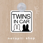 カーステッカー　吸盤　カーサイン　セーフティサイン