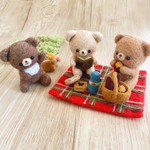 3匹のくまちゃんピクニック🧸🧸🧸