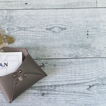 ✉L.A.Nが作ったCCB leather case ✉【牛革　 スチールグレー系】