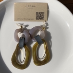 437.春先取り🌸春カラーの組み合わせピアス✨lensa