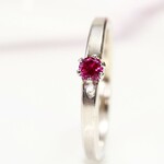 【0.1ct】しっかりとした誕生石リング／シルバー925　誕生石・刻印OK・一生の記念に～　　刻印リング・ペアリング・プレゼント・クリスマス・誕生日・シンプルリング・ペアリング