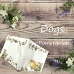 【レディースデザイン立体マスク】Dogs（ポメラニアン）女性　プレゼント　ギフト