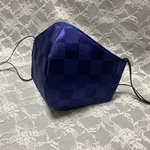 立体 マスク  一松柄 蒼色 ×裏ｼﾙｸ   