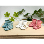 革細工　幅広エンジニアブーツ　一足　miniature boots.