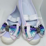 大人気‼︎ 博愛リボン✨上靴デコ✨