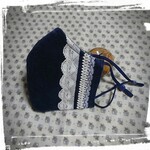 秋、冬 レースのベロアマスク