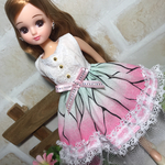 リカちゃん服ワンピース　〜和柄・蝶〜