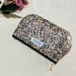 オーダー品⭐リバティ＊チャイブ コロンと可愛い丸底ポーチ♡