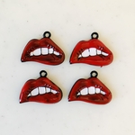 Red Lip Pendant Tops