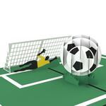 ポップアップグリーティングカード　Soccer Guy 