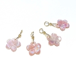 【桜】ピンクシェルAAA　２個　8ｍｍ 14kgf　ハンドメイド素材