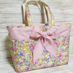 【sale】yuko様オーダー レッスンバッグ パープル×パラダイス【送料込み】