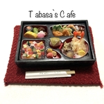 hand made  ミニチュア　ドールハウス　新春　料亭のお弁当ランチ