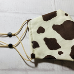 《送料無料》立体　マスク　Moo Moo Moo 茶色の牛さん　令和3年　このマスクからスタートだ　地球に優しい　軽い　つけ心地よい　洗って繰り返し使える
