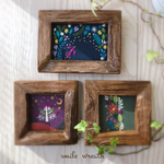 K様専用ページ【北欧の深い森　刺繍フレーム３点】