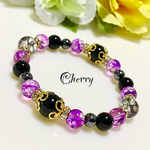 ◆送料無料◆内径15cm◇パープルクラック水晶
