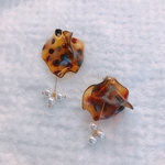 ♡#74(2pcs)＊花びらチェーン＊べっこう