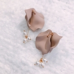 ♡#79(2pcs)＊花びらチェーン＊スモーキーピンク