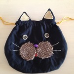 くろねこさんの巾着