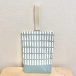 しっかり上履き入れ＊＊くすみブルー