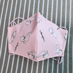 送料無料꙳★*ﾟ秋用マスク/大人用/プレゼントにも/冬用マスク/かわいい/冬用/爽やか/手作りマスク/ハンドメイド/キューピーちゃん/可愛い