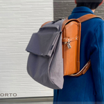 特別カラー! SIOCO・Portoシリーズ   11号帆布 クレージュグレー  プレミアム ランドセルバッグパック【体操服袋】入学祝い   入学   背負わない体操服袋　買い替え　２ＷＡＹ