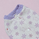 犬服M うさぎのお散歩 パープル バックオープン(背中開き)✨送料無料✨