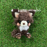 ＊リモ様オーダー品 ふわもこ あみぐるみ ワンちゃん キーホルダー(チワワ)＊