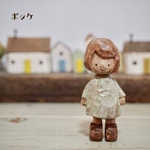 girl　木彫り #031　