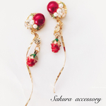 いちご×ツイスト　ピアス　イヤリング