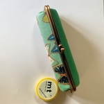 ミナペルホネン　ハンドメイド　がま口　ペンケース