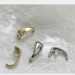 ＊再販＊silver シンプルデザインピアス イヤーカフのような ピアス 華奢 