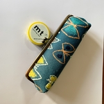 ミナペルホネン　ハンドメイド　がま口　ペンケース