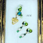 SALE✩.*˚グリーン ドラゴン ピアス イヤーカフ✩.*˚