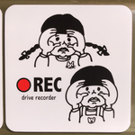 ドライブレコーダー　ステッカー　カーサイン　マグネット ベビーキッズ