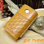 新型glo hyper+ Tight fit case SWバスケット刻印 栃木レザー・キャメル 【プラス専用】