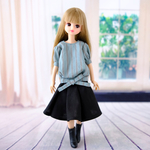 ［再販］リカちゃん服＊ふんわりギャザーのブラウス＊ブライス＊ジェニー