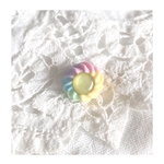 レインボークッキーマグネットブローチ（黄緑イエロー）