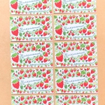🍓いちごがいっぱい❣️/いちごいちえ/いちごのメッセージカード/いちごのサンキューカード/いちごのミニカード/10枚入り1セット🍓