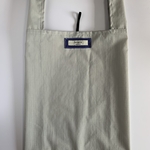 エコバック　ハンドメイド　ナイロン　グレー