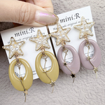 パールスターフープピアス