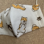 大人用マスク柴犬