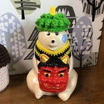 しろくま貯金箱　節分雑貨3点セット